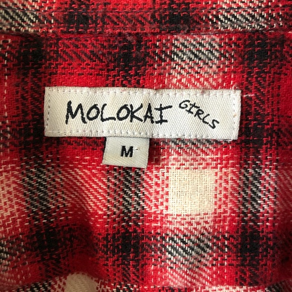 Molokai Red/Black Flannel. Size Medium - Picture 9 of 9